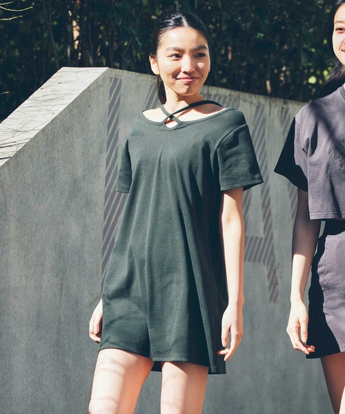 Hurley/ハーレー】レディースリブドレス ショートワンピース RIB