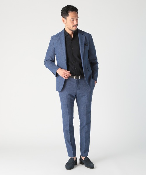 MEN'S BIGI(メンズビギ)の「【ACTIVE TAILOR/アクティブテイラー】カールマイヤーボタンダウンシャツ(シャツ/ブラウス・メンズ・ホワイト系その他/ブルー系その他/ネイビー・04/03/02/01)」の14枚目の写真