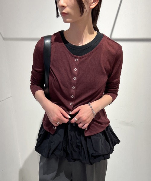 セール】【洗える】カップ付きバルーンタンク（タンクトップ）｜select