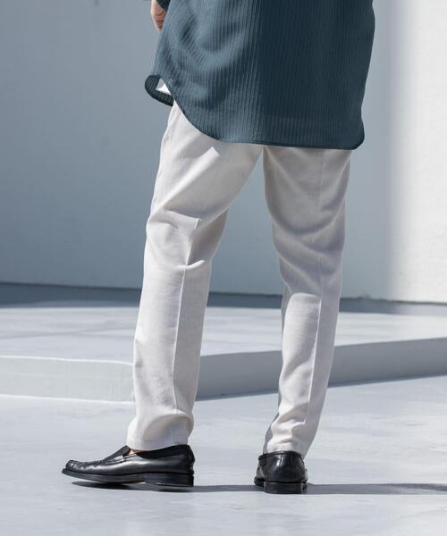 URBAN RESEARCH ROSSO MEN(アーバンリサーチロッソメン)の「『WEB限定』サマーツイードイージースラックス(その他パンツ・メンズ・ブラック/ベージュ・LARGE/MEDIUM)」の3枚目の写真