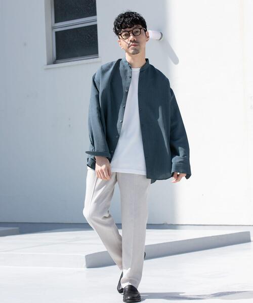 URBAN RESEARCH ROSSO MEN(アーバンリサーチロッソメン)の「『WEB限定』サマーツイードイージースラックス(その他パンツ・メンズ・ブラック/ベージュ・LARGE/MEDIUM)」の5枚目の写真