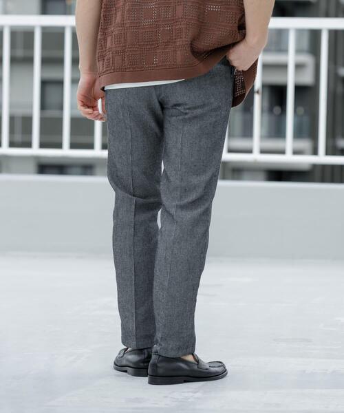 URBAN RESEARCH ROSSO MEN(アーバンリサーチロッソメン)の「『WEB限定』サマーツイードイージースラックス(その他パンツ・メンズ・ブラック/ベージュ・LARGE/MEDIUM)」の16枚目の写真