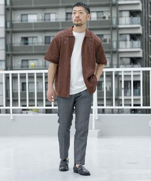 URBAN RESEARCH ROSSO MEN(アーバンリサーチロッソメン)の「『WEB限定』サマーツイードイージースラックス(その他パンツ・メンズ・ブラック/ベージュ・LARGE/MEDIUM)」の19枚目の写真