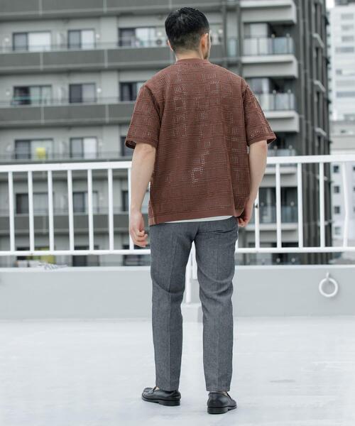 URBAN RESEARCH ROSSO MEN(アーバンリサーチロッソメン)の「『WEB限定』サマーツイードイージースラックス(その他パンツ・メンズ・ブラック/ベージュ・LARGE/MEDIUM)」の20枚目の写真