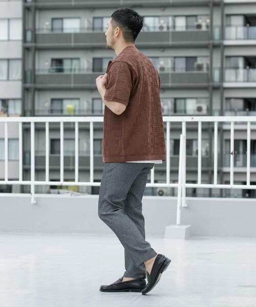URBAN RESEARCH ROSSO MEN(アーバンリサーチロッソメン)の「『WEB限定』サマーツイードイージースラックス(その他パンツ・メンズ・ブラック/ベージュ・LARGE/MEDIUM)」の21枚目の写真