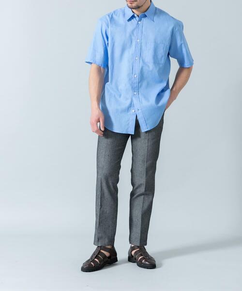 URBAN RESEARCH ROSSO MEN(アーバンリサーチロッソメン)の「『WEB限定』サマーツイードイージースラックス(その他パンツ・メンズ・ブラック/ベージュ・LARGE/MEDIUM)」の22枚目の写真
