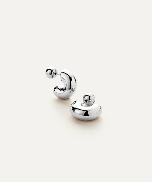 JENNYBIRD(ジェニーバード)の「【JENNY BIRD/ジェニーバード】フープピアス TOME HOOPS - SMALL(ピアス(両耳用)・レディース・ゴールド/シルバー・FREE)」の11枚目の写真