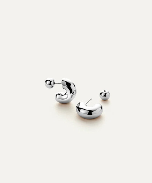 JENNYBIRD(ジェニーバード)の「【JENNY BIRD/ジェニーバード】フープピアス TOME HOOPS - SMALL(ピアス(両耳用)・レディース・ゴールド/シルバー・FREE)」の12枚目の写真