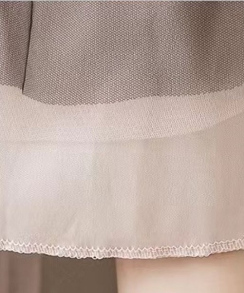 Forcement(フォースメント)の「ボリューム透け感チュールロングスカート(スカート・レディース・クリーム/グレー/ブラック・ONESIZE)」の17枚目の写真