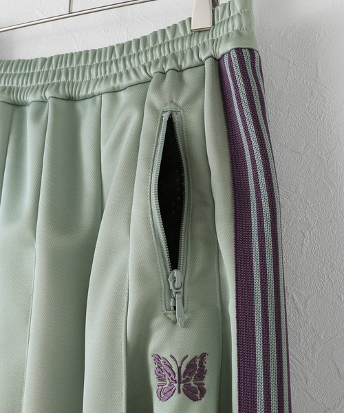 Needles（ニードルス）の「【NEEDLES】 Pleated Track Skirt（スカート・レディース・ホワイト/サックスブルー・2）」の4枚目の写真