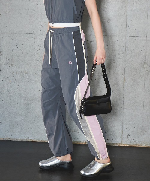 パンツ MAISON SPECIAL Color Block Sporty Pants Color Block Sporty Pants