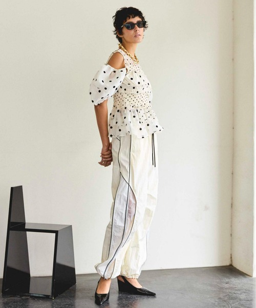 パンツ MAISON SPECIAL Color Block Sporty Pants Color Block Sporty Pants