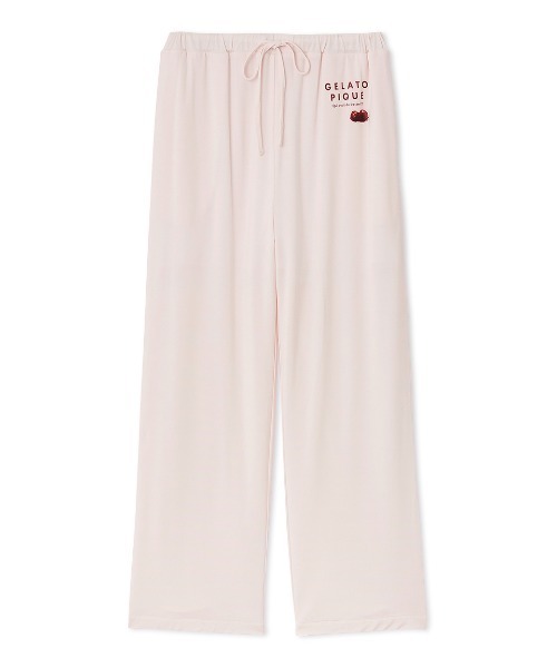 新品⭐️ジェラートピケ接触冷感COOLレーヨンデザートロゴT&ロングパンツセット gelato pique｜【接触冷感】COOLレーヨンデザートロゴロング
