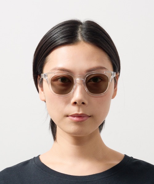 ユアン MM109 サングラス Anselme Claire】ユニセックス ボストン型 サングラス 伊達