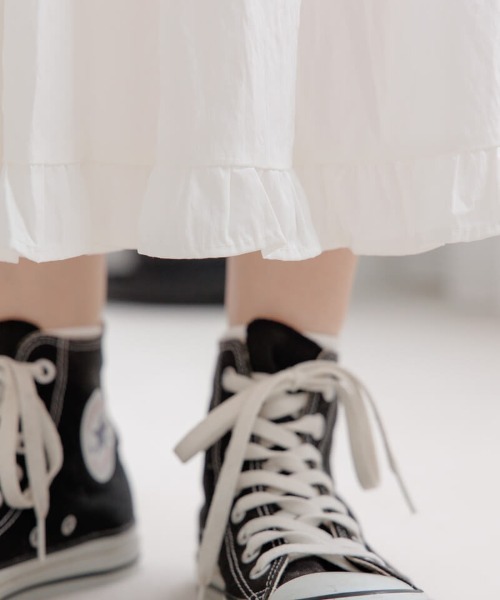 flower（フラワー）の「フリルティアードスカート（スカート・レディース・ブラック/ホワイト・FREE）」の11枚目の写真