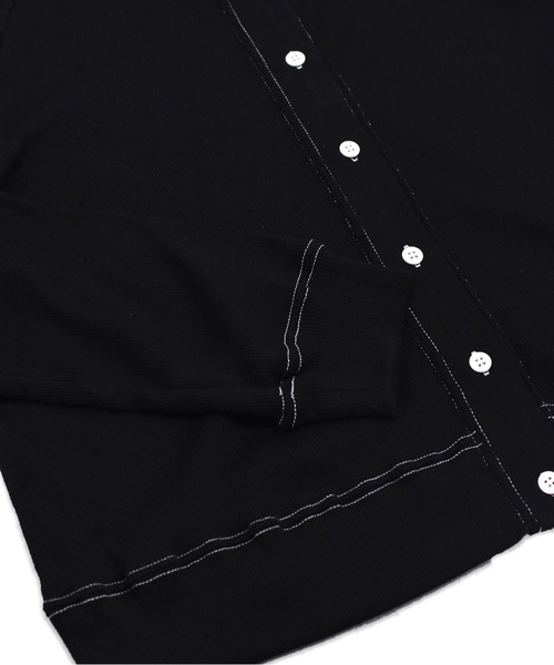 sneeuw（スニュウ）の「ハイネック2wayカーディガン（カーディガン/ボレロ・レディース・ブラック/ホワイト・ONESIZE）」の13枚目の写真