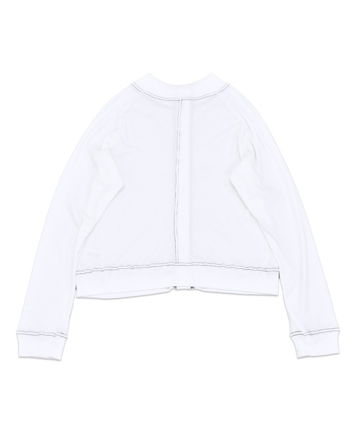 sneeuw（スニュウ）の「ハイネック2wayカーディガン（カーディガン/ボレロ・レディース・ブラック/ホワイト・ONESIZE）」の7枚目の写真