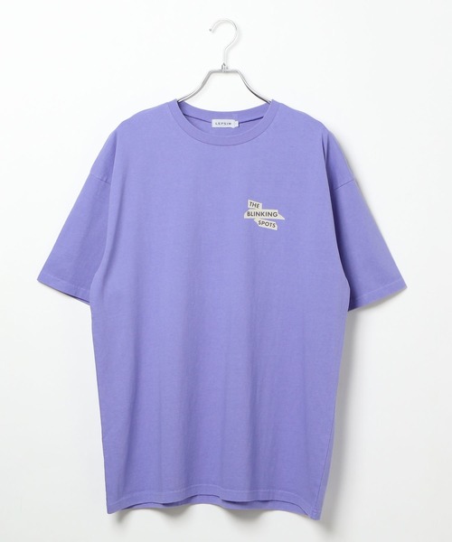 LEPSIM（レプシィム）の「ピグメントロゴBIGT　327497（Tシャツ/カットソー・レディース・パープル/グレー/ホワイト・FREE）」の3枚目の写真