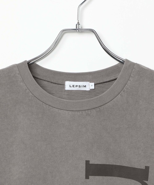 LEPSIM（レプシィム）の「ピグメントロゴBIGT　327497（Tシャツ/カットソー・レディース・パープル/グレー/ホワイト・FREE）」の18枚目の写真