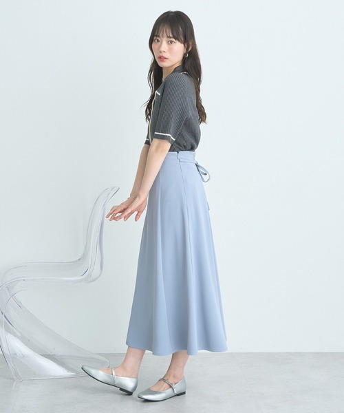 エブール　ウエストリボンスカート ❤︎新品❤︎人気❤︎ebure エブール❤︎ウエストリボンスカート