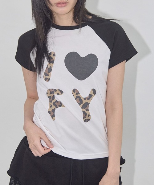 [FANCY CLUB] Tシャツ 半袖 I LOVE FY TEE (2color) A'GEM/9 × .kom 『 FANCY CLUB/ファンシークラブ』 I LOVE FY