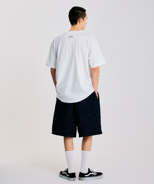 NOISE MAKER（ノイズメーカー）の「《ユニセックス》カレッジロゴオーバーサイズTEE（Tシャツ/カットソー・メンズ・ホワイト/ブラック・M/L/XL）」の9枚目の写真