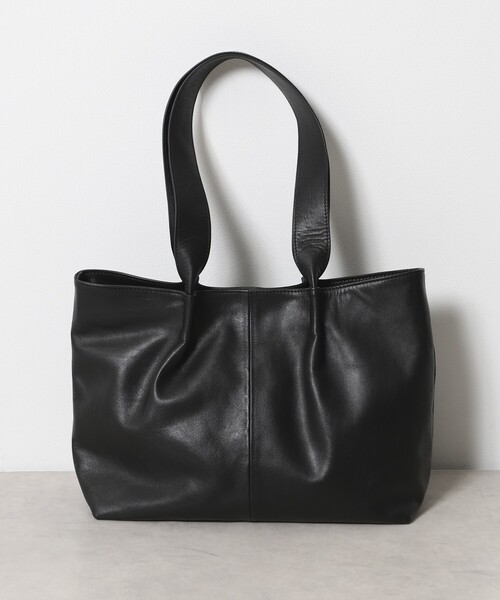 Firsthand(ファーストハンド)の「Firsthand/ファーストハンド レザーワイドハンドルトートバッグ / 牛革 / 撥水レザー / A4(トートバッグ・レディース・ブラック/ブラウン・ONE SIZE)」の20枚目の写真