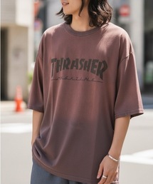 S/S FADE T-SHIRTS / THRASHERスラッシャーフェード半袖T-シャツヴィンテージライクブランドロゴプリント