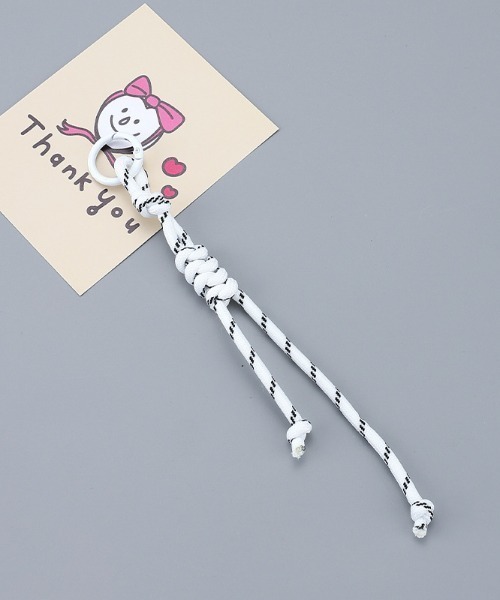 チャーム Melo セール】ロープ編みチャーム（キーホルダー）｜Mela（メラ）の