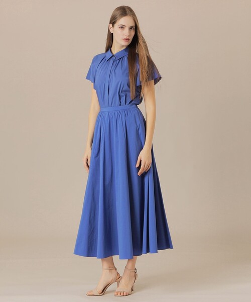 MACKINTOSH LONDON（マッキントッシュ ロンドン）の「コットンナイロンストレッチスカート（スカート・レディース・ライトブルー/ブラウン系その他5/ネイビー・36/38）」の8枚目の写真