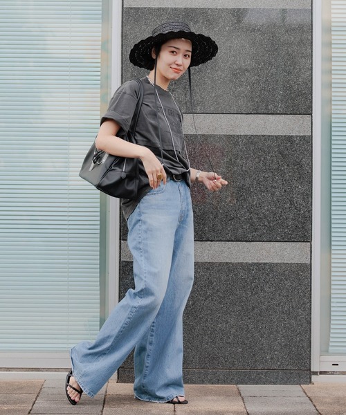 eL(エル)の「【eL】Layered Tee SS/459633(Tシャツ/カットソー・レディース・ブルー/スミクロ・FREE)」の16枚目の写真