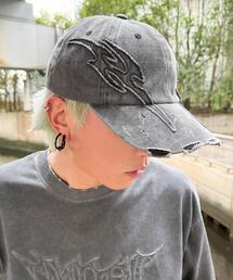 SHORT ROUND | SHORT ROUND/トライバルダメージキャップ(キャップ)