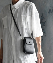 【neos】合成皮革 ショルダー ポシェット ミニポーチ