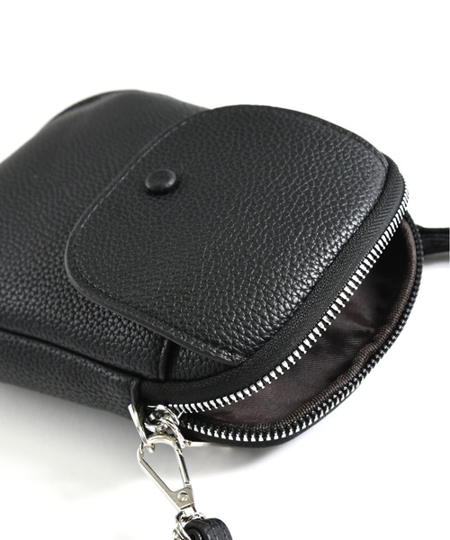 neos(ネオス)の「【neos】合成皮革 ショルダー ポシェット ミニポーチ(ショルダーバッグ・メンズ・オフホワイト/ブラック・FREE)」の14枚目の写真