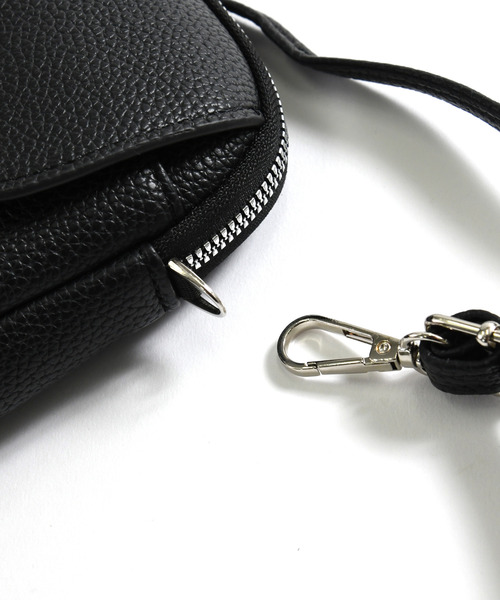 neos(ネオス)の「【neos】合成皮革 ショルダー ポシェット ミニポーチ(ショルダーバッグ・メンズ・オフホワイト/ブラック・FREE)」の3枚目の写真