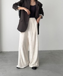 CANAL JEAN | Miller ベロアパネルリブパンツ(その他パンツ)