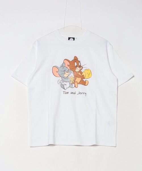 ALPEN / SPORTS DEPO SELECT（アルペンスポーツデポセレクト）の「ノーブランド  Tom&Jerryフロントグラフィック(ジェリー&タフィー)（Tシャツ/カットソー・レディース・ホワイト/ブラック/ペールイエロー・S/M/L/XL）」の2枚目の写真