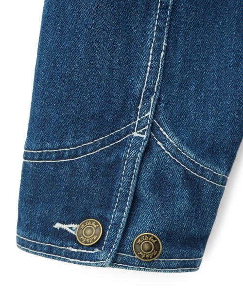 MILKFED.（ミルクフェド）の「PATCHED COVERALL JACKET（ブルゾン・レディース・オフホワイト/ブラック/ライトインディゴブルー・ONE SIZE）」の20枚目の写真