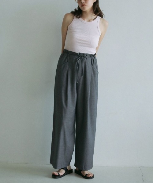 anukeアンヌーク★Layered Rib Tops anukeアンヌーク☆Layered Rib Tops