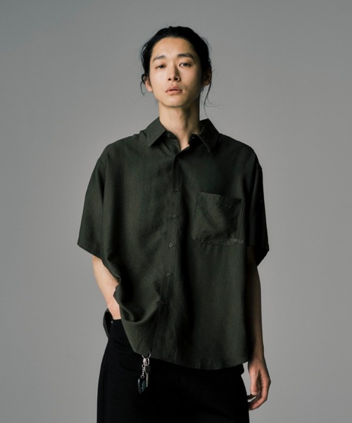トップス HEVE Cut off soulder BL SHEER SLUB SHIRT（シャツ/ブラウス）｜THE CLE（ザクレ）の