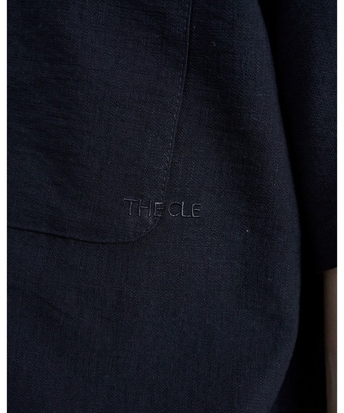 THE CLE（ザクレ）の「SHEER SLUB SHIRT / シアースラブシャツ【シアー】【スラブ】 シャツ トップス メンズ（シャツ/ブラウス・メンズ・カーキ/ブラック・LARGE/MEDIUM/SMALL）」の11枚目の写真