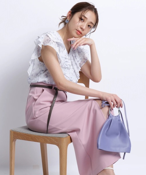 JUSGLITTY タイトスカート 新品 ダブルウエストタイトスカート（スカート）｜JUSGLITTY（ジャス