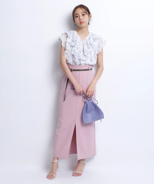 新品です。ジャスグリッティー❤️スカート❤️ ダブルウエストタイトスカート（スカート）｜JUSGLITTY（ジャス