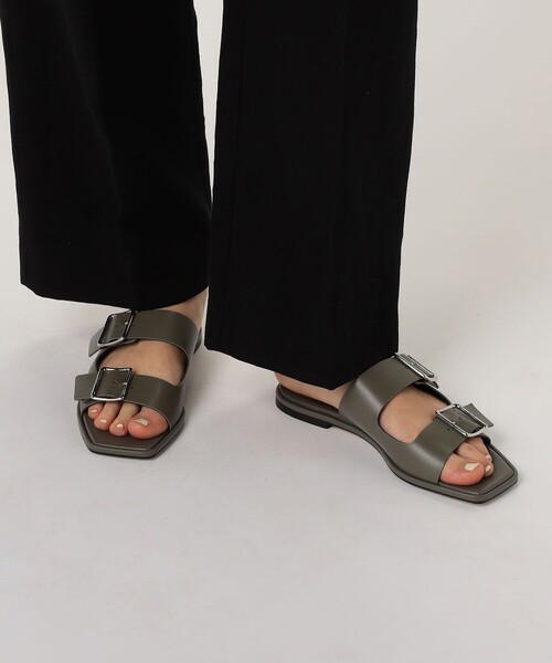 TOMORROWLAND （トゥモローランド）の「Aeyde TONYA スライダーサンダル（サンダル・レディース・ベージュ/グリーン・38/37/36）」の8枚目の写真