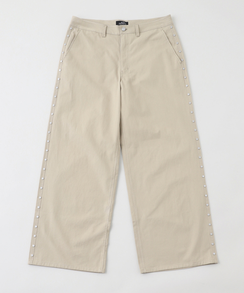AFB スウェットパンツ 中古・古着通販】AFB (エーエフビー) STUDDED BAGGY SWEAT PANTS