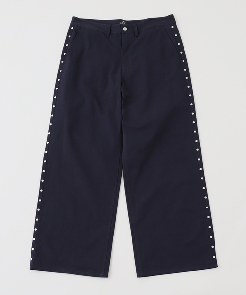 AFB / エーエフビー SUPER BAGGY STUDDED PANTS