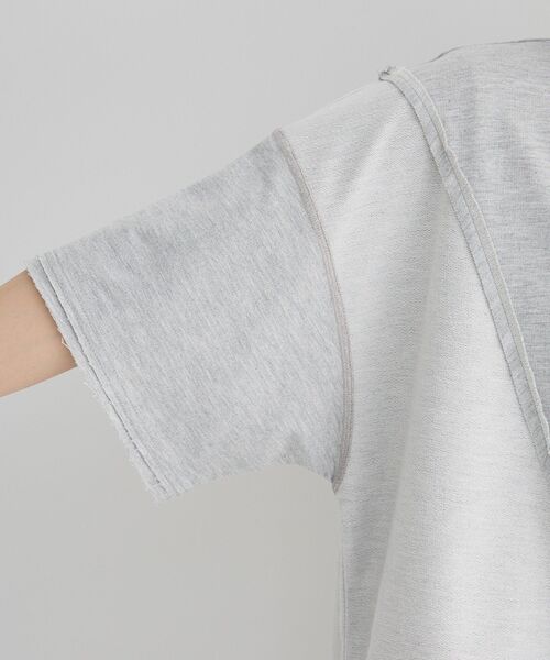 ELENCARE DUE（エレンカーレデュエ）の「・ELENCARE DUE キリカエウラケプルオーバー（Tシャツ/カットソー・レディース・アイボリー/杢グレー/チャコールグレー/ピンク・FREE）」の13枚目の写真