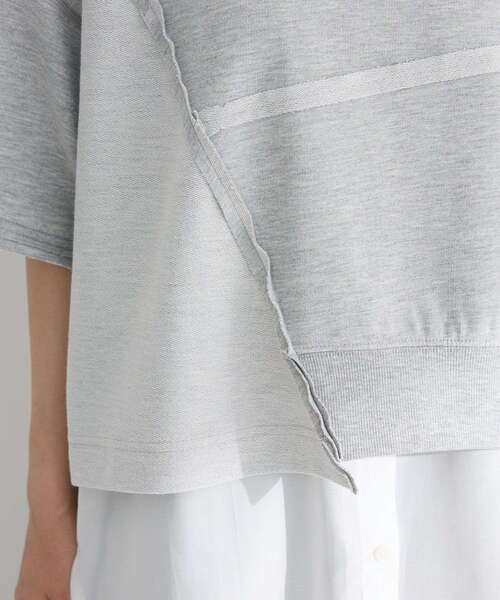 ELENCARE DUE（エレンカーレデュエ）の「・ELENCARE DUE キリカエウラケプルオーバー（Tシャツ/カットソー・レディース・アイボリー/杢グレー/チャコールグレー/ピンク・FREE）」の14枚目の写真