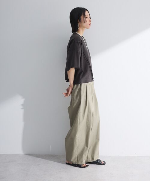 ELENCARE DUE（エレンカーレデュエ）の「・ELENCARE DUE キリカエウラケプルオーバー（Tシャツ/カットソー・レディース・アイボリー/杢グレー/チャコールグレー/ピンク・FREE）」の16枚目の写真