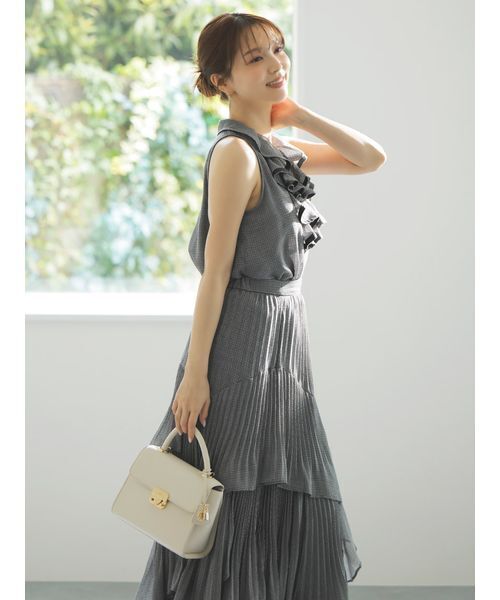 snidel SNIDEL スカート ブラウス セット SNIDEL（スナイデル）の「ブラウスセットIラインニット